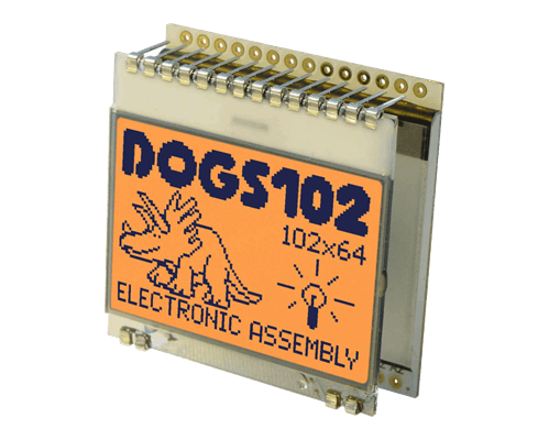 102x64 DOG Graphic Display EA DOGS102W-6